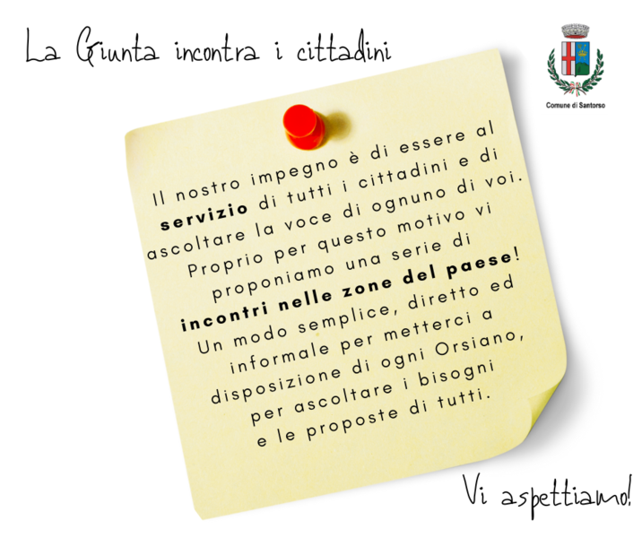Giunta Incontra Cittadini